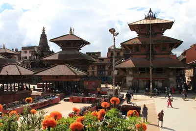 Gincana en Kathmandu
